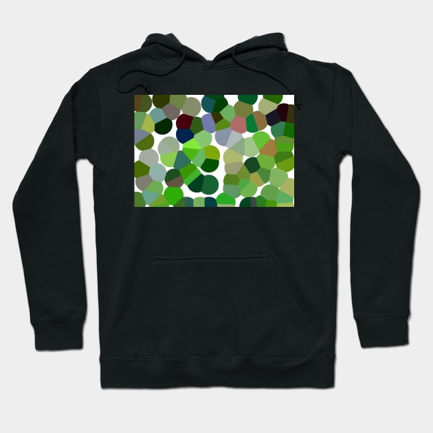 Large Green Pollen Hoodie by jojobob